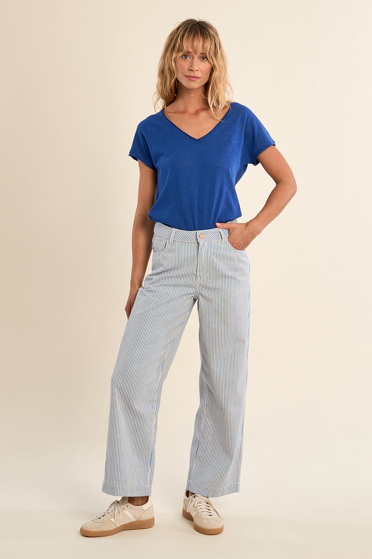 Molly Bracken Woven Pants | Light Blue