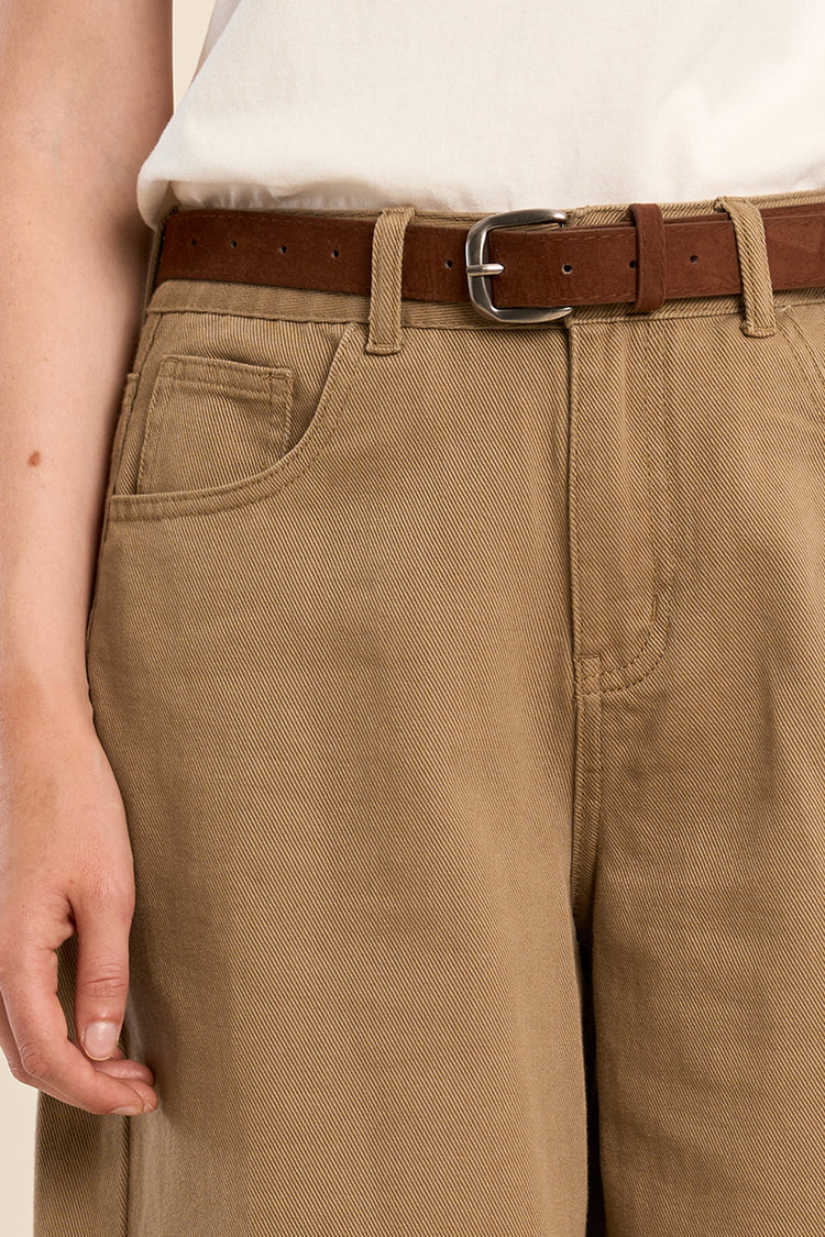 Molly Bracken Woven Pants | Khaki