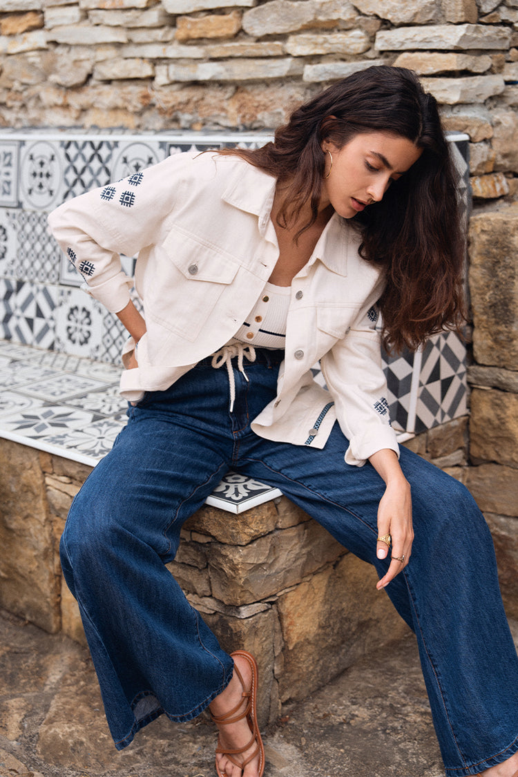 Molly Bracken Woven Pants | Denim Blue