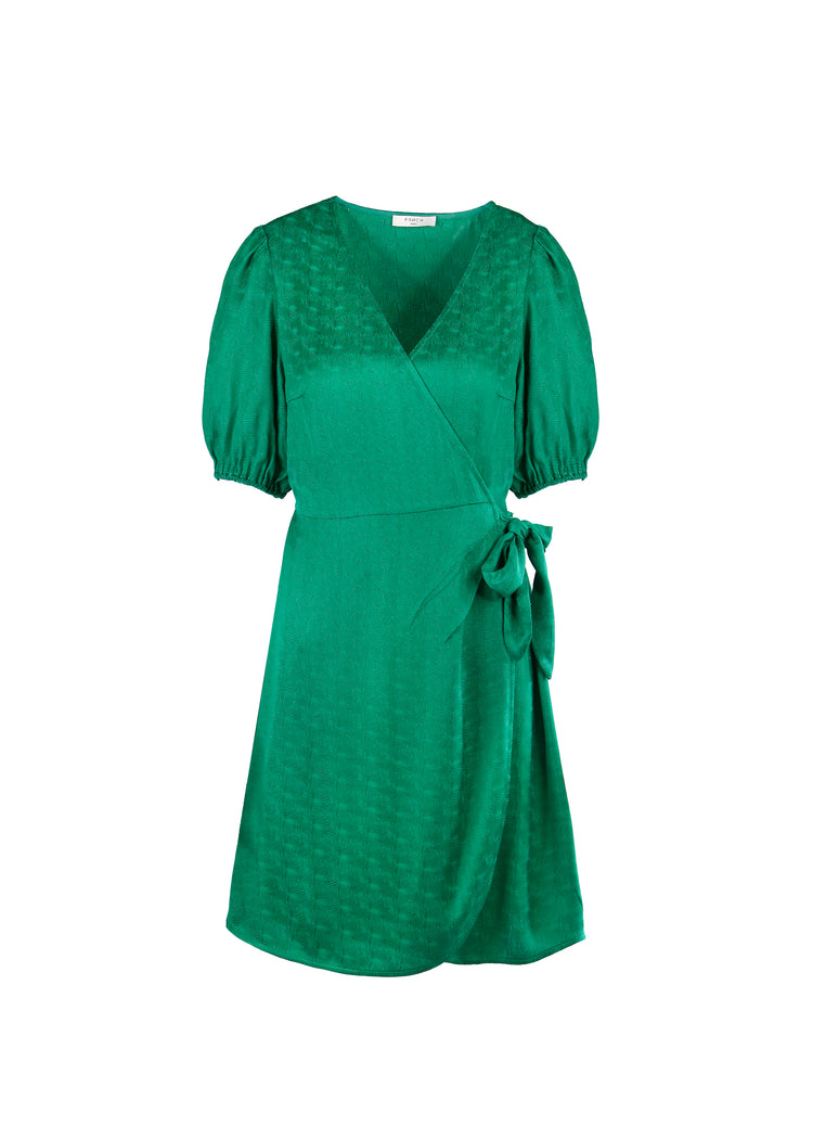 FRNCH Faden Short Dress - Emerald