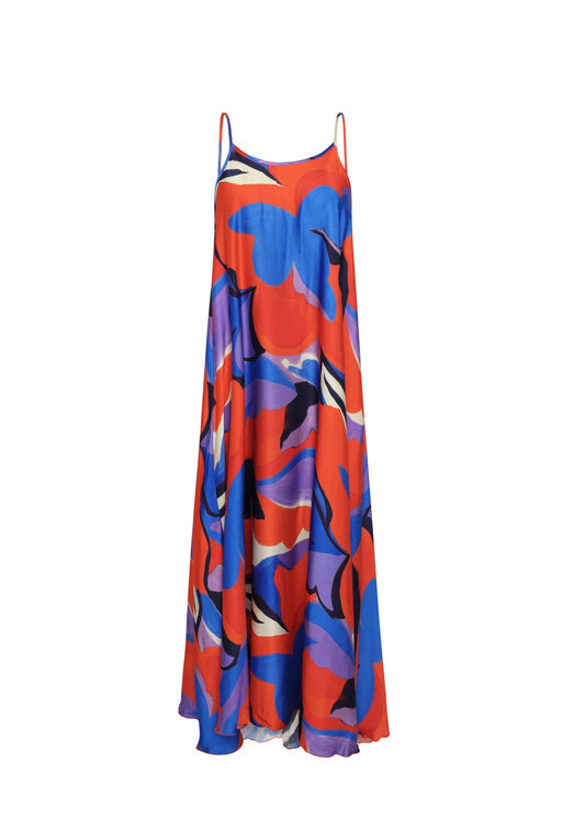 FRNCH Maxi Multicoloured Patterned Aria Dress
