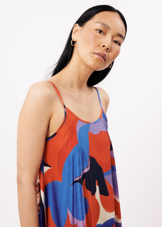 FRNCH Maxi Multicoloured Patterned Aria Dress