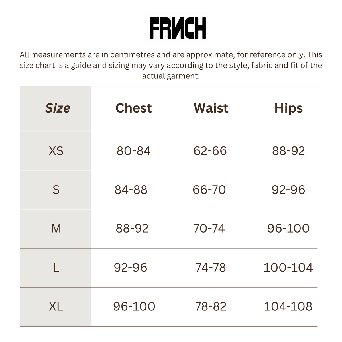 Size Guide