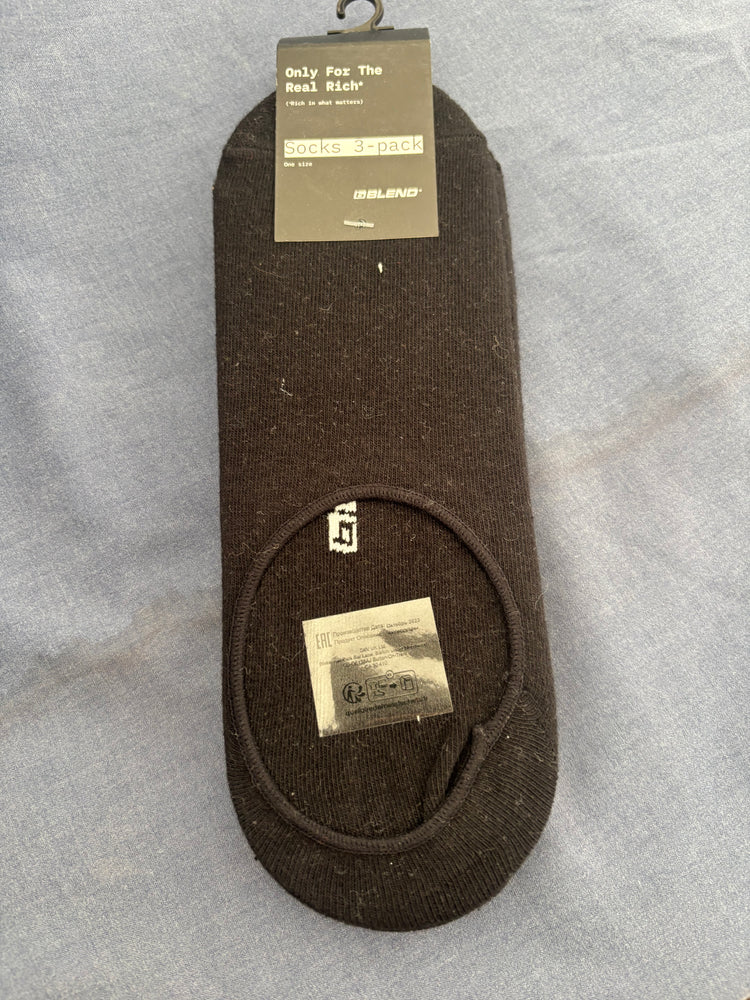 Blend He Black Crew Socks