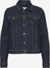 Pulz Katja Denim Jacket | Un-washed Denim