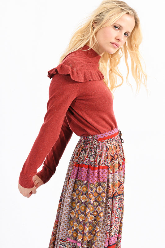 Molly Bracken Sweater - Terracotta