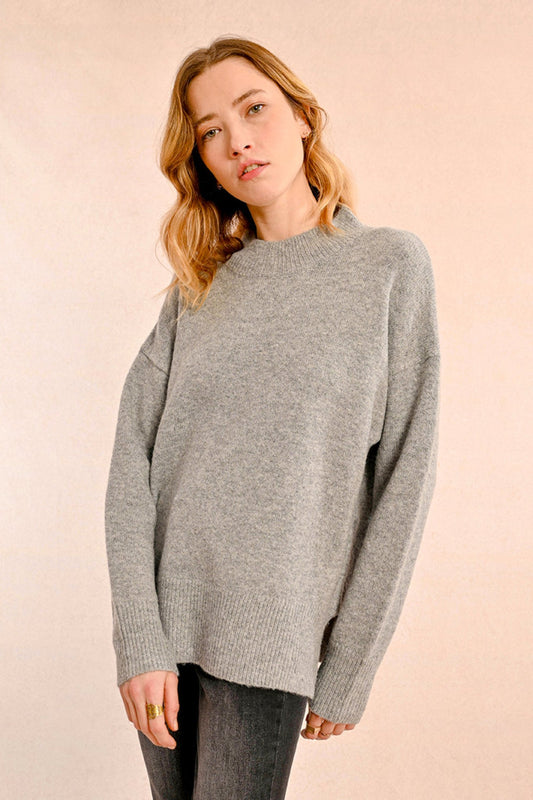 Molly Bracken Grey Knitted Sweater