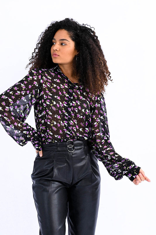 Lili Sidonio Printed Woven Shirt