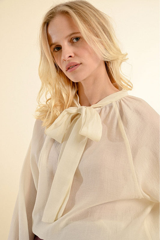Molly Bracken White Woven Blouse