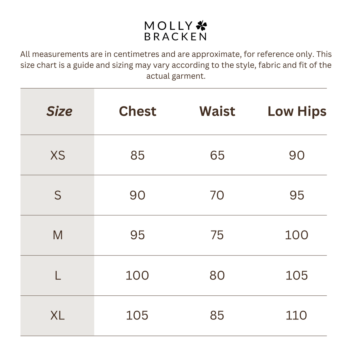 Size Guide