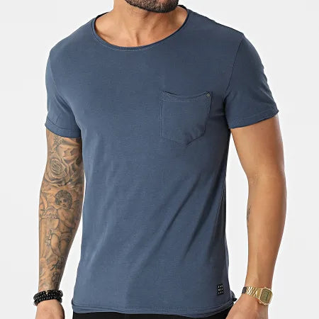 Blend He NOOS Noel Tee | Denim Blue