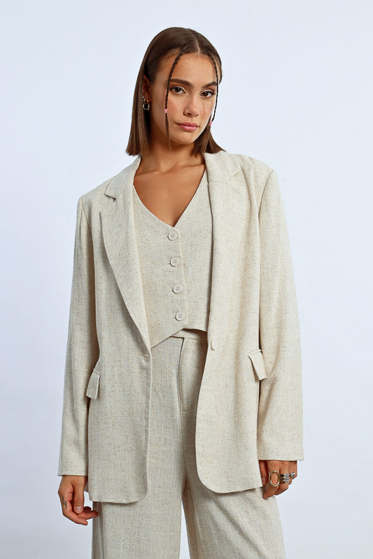 Lili Sidonio Beige Blazer
