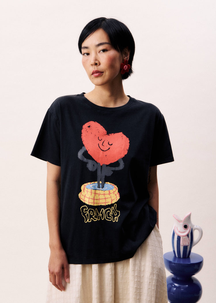 FRNCH Najas T-Shirt | Noir (black)