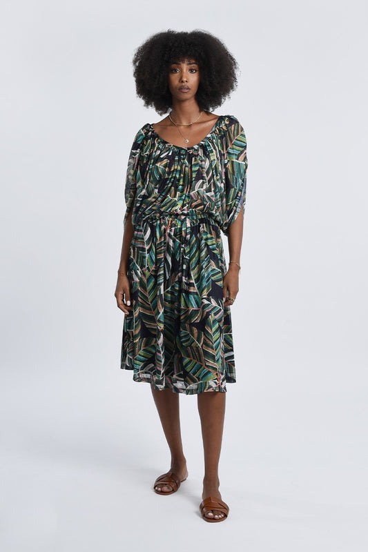Molly Bracken Tropical Print Dress