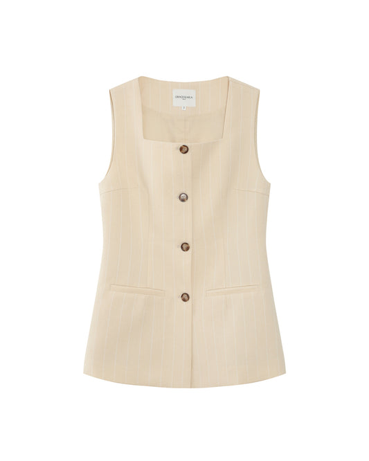 Grace & Mila Vic Jacket | Vanilla