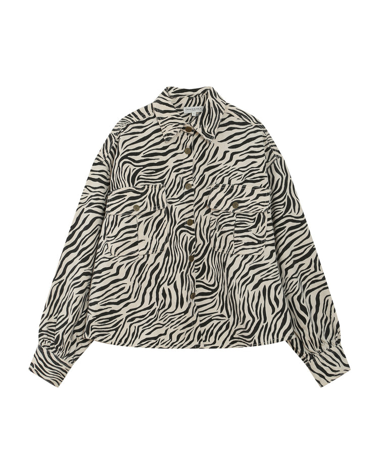 Grace & Mila Vana Shirt | Zebre (Zebra)