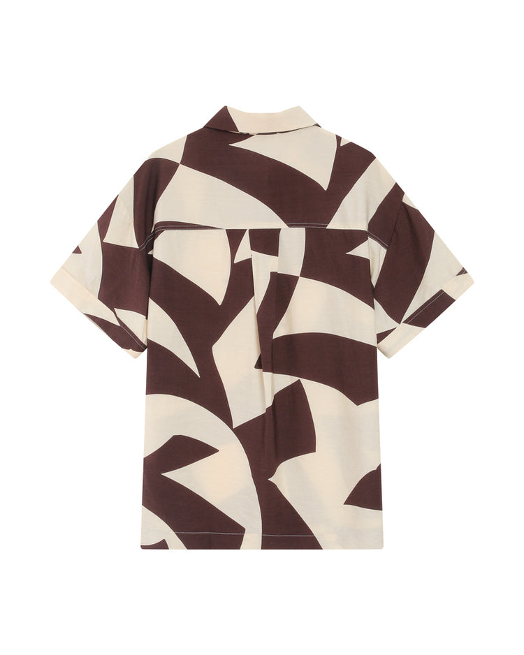 Grace & Mila Veil Shirt | Chocolate