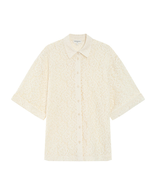 Grace & Mila  Vendel Shirt | Ecru