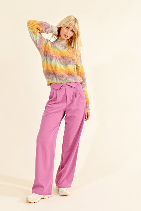 Lili Sidonio Pink Woven Pants