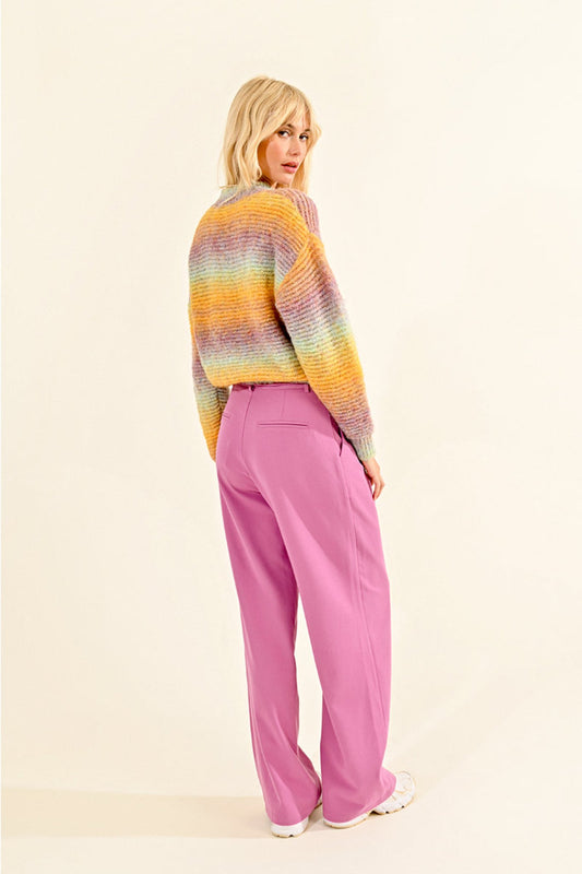 Lili Sidonio Pink Woven Pants