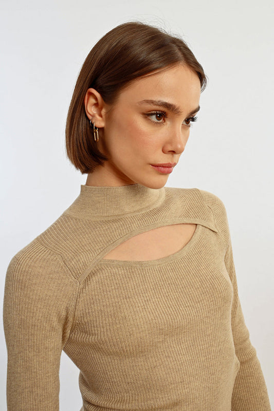 Lili Sidonio Beige Knitted Sweater