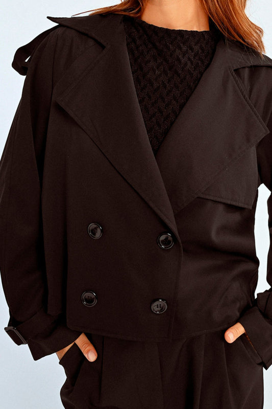 Lili Sidonio Woven Trench