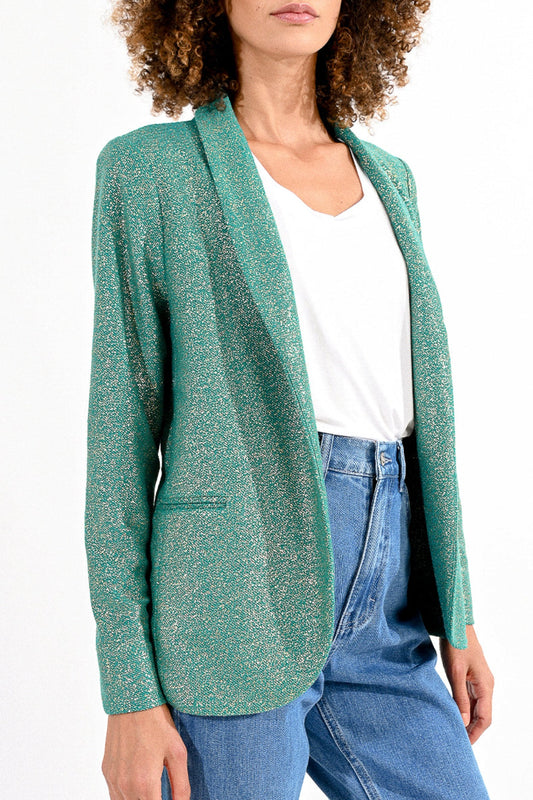 Molly Bracken Turquoise Structured Jacket