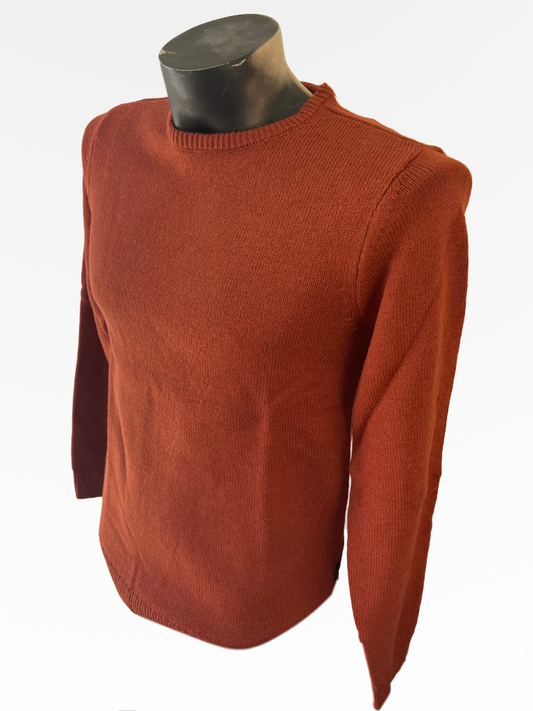 Blend Crew Neck Sweater in Burnt Henna