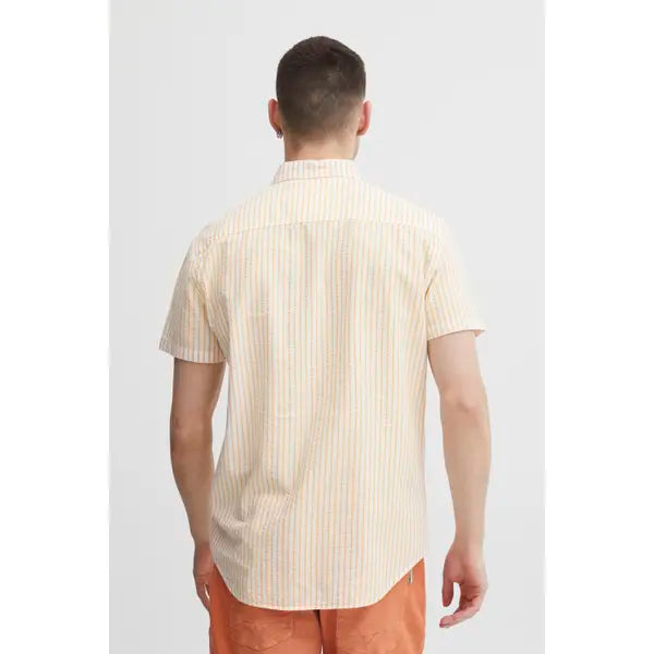 Blend He Striped Shirt -  Peach Cobbler