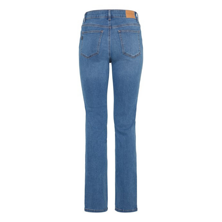 Pulz Emma Jeans HWST leg | Med Blue L32