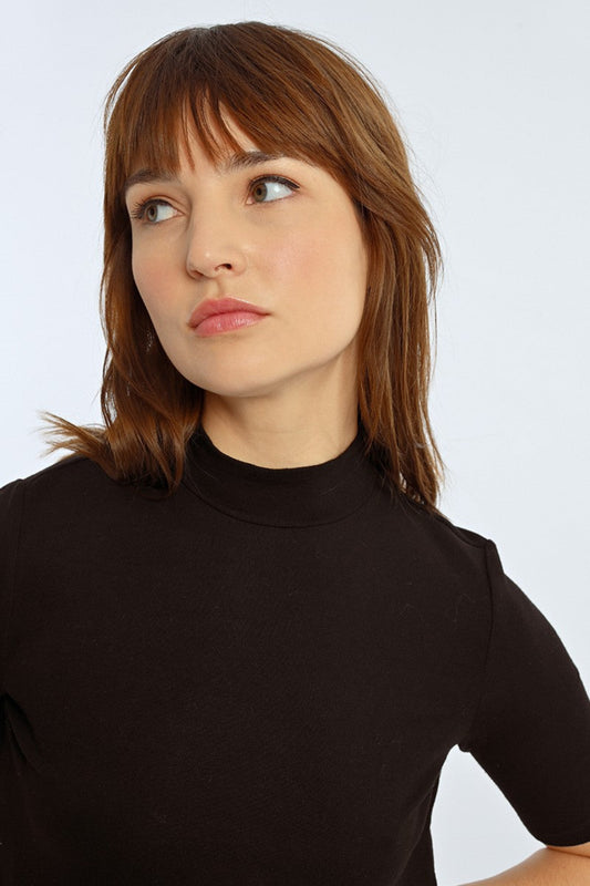 Lili Sidonio Black Knitted Tee