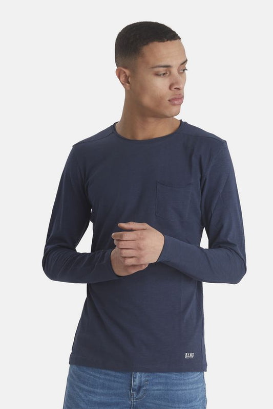 Blend Blue Long Sleeved T-shirt