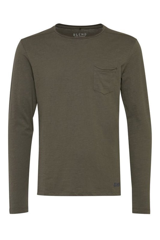 Blend Green Long Sleeved T-shirt