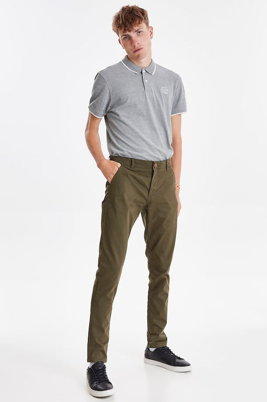 Blend Slim Fit Olive Chino | L32-L34