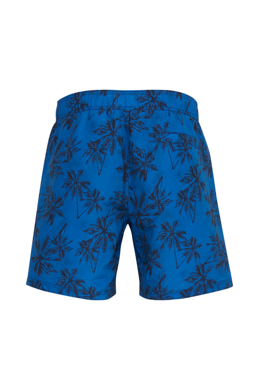 Blend Electric Blue Printed Swim Shorts