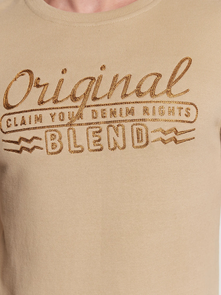 Blend Branded Casual Sweatshirt