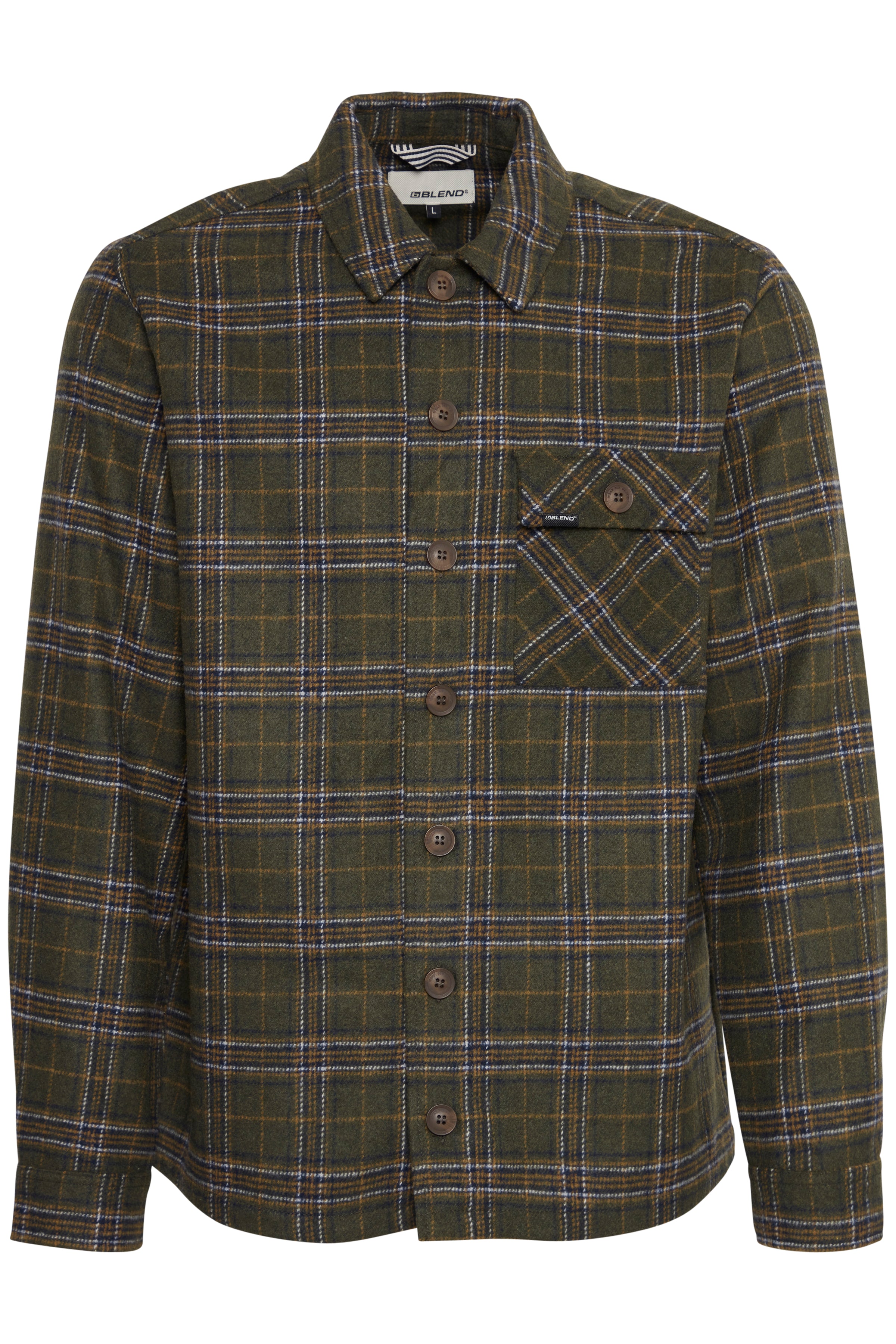 Blend Check Overshirt Jacket – Hills Boutique