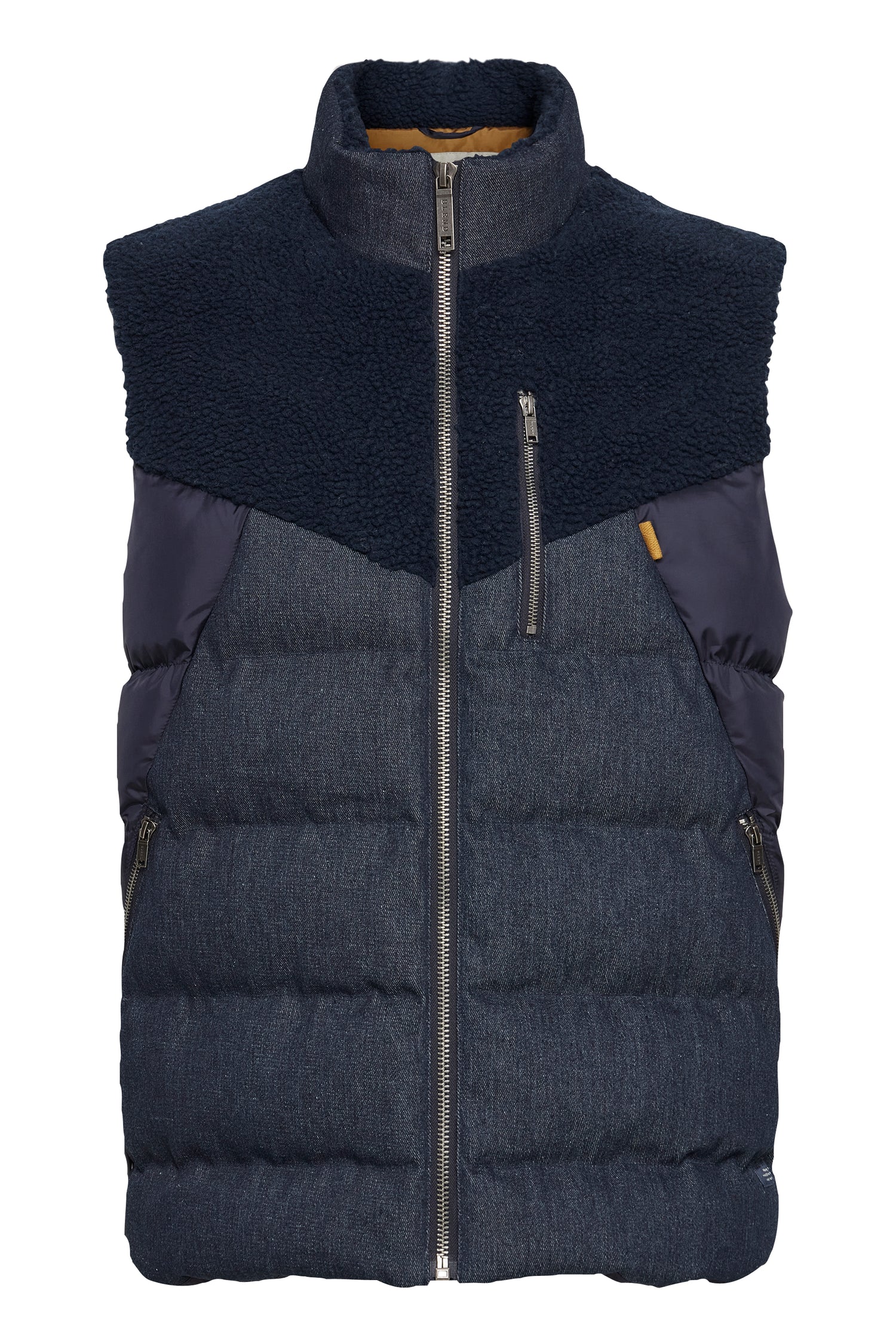 Half puffer 2025 half fleece jacket