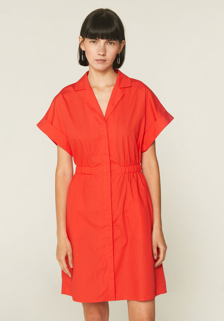 Compania Fantastica Orange Shirt Dress