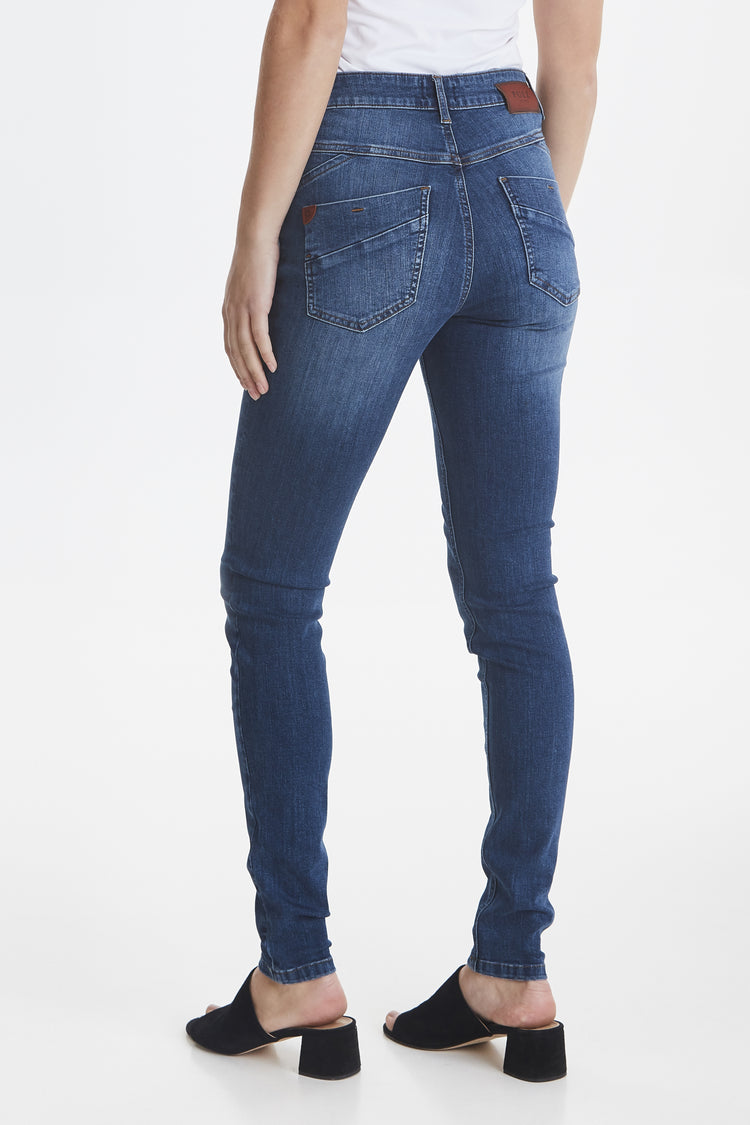 Pulz Carmen Jeans High waist Skinny Leg | Light Blue Denim