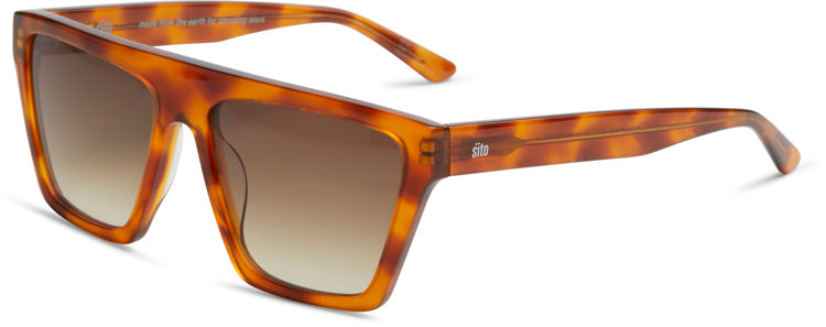 Sito Sunglasses - BENDER : Amber Tort/Brown Gradient