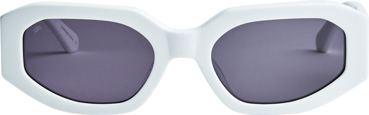 Sito Sunglasses - JUICY : White/Smokey Grey