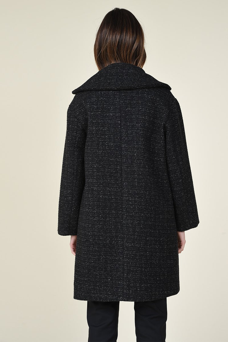 Molly Bracken Double Breasted Check Coat