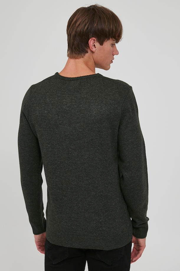 Blend Men's Dark Green Knitted Sweatshirt